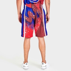 Philadelphia 76ers Mitchell & Ness 'Red' Hardwood Classics 1996 Hyper Hoops Swingman Shorts en internet