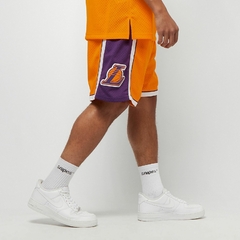 Los Angeles Lakers Mitchell & Ness 'Gold' Hardwood Classics Primary Logo NBA Swingman Shorts - LoDeJim