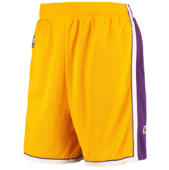 Los Angeles Lakers Mitchell & Ness 'Gold' Hardwood Classics Primary Logo NBA Swingman Shorts - comprar online