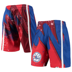 Imagen de Philadelphia 76ers Mitchell & Ness 'Red' Hardwood Classics 1996 Hyper Hoops Swingman Shorts