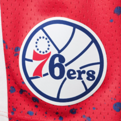 Philadelphia 76ers Mitchell & Ness 'Red' Hardwood Classics 1996 Hyper Hoops Swingman Shorts
