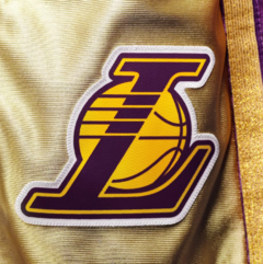 Los Angeles Lakers Mitchell & Ness 'Purple' Hardwood Classics Lunar New Year Swingman Shorts - LoDeJim