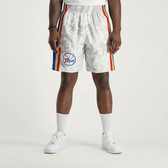 Philadelphia 76ers Mitchell & Ness 'White' Hardwood Classics Lunar New Year Swingman Shorts - comprar online